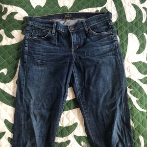 Low rise, skinny citizens of humanity jeans